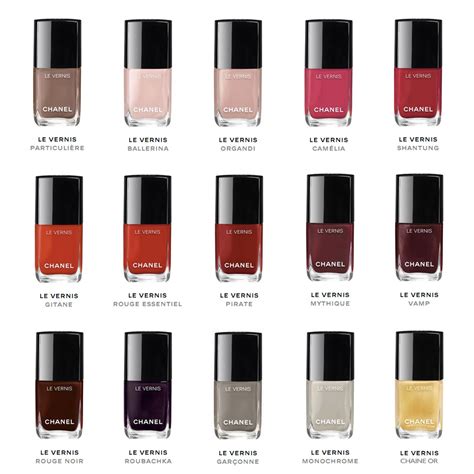 chanel nail polish la base|Chanel nail polish color chart.